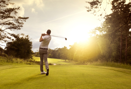 Golfing image